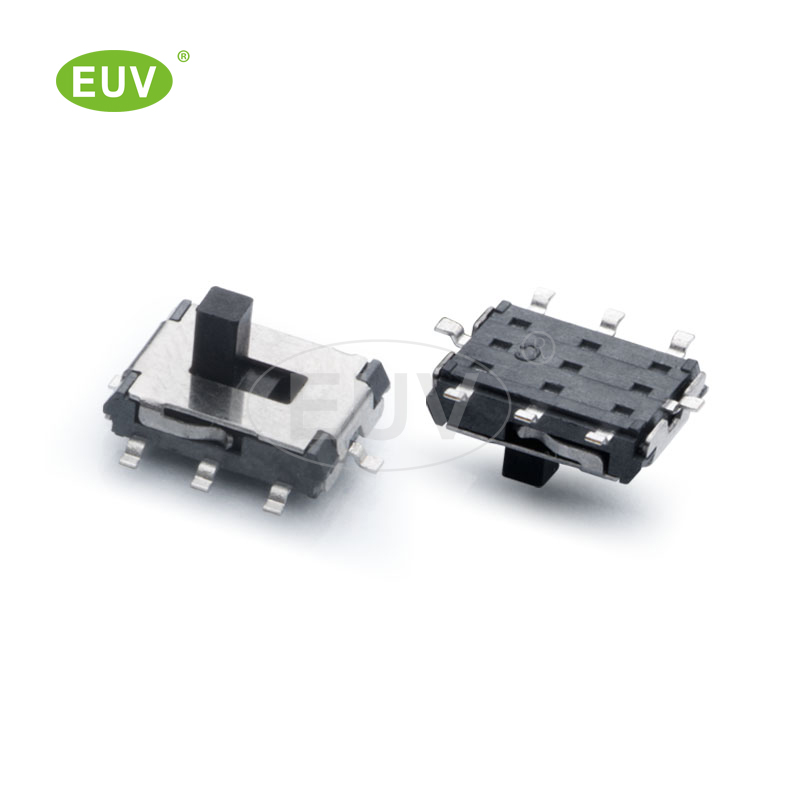 8P 正拔 2P2T 柄高2.5mm 貼片撥動(dòng)開(kāi)關(guān)