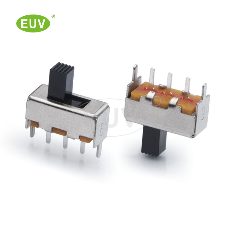 3P 正撥 1P2T 柄高2-10mm 插件撥動(dòng)開關(guān)