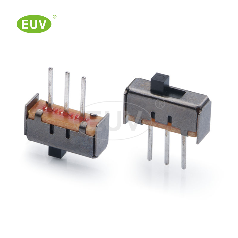 3P 正撥 1P2T 柄高2-5mm 插件撥動(dòng)開關(guān)