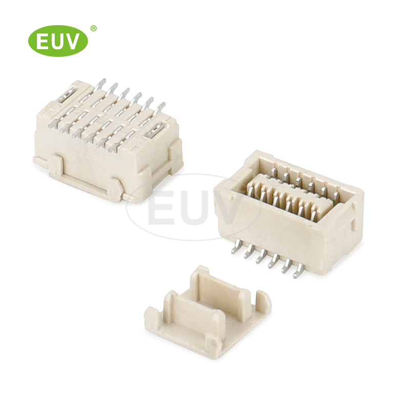 1.0mm間距 雙排立式貼片 帶扣 線對板連接器