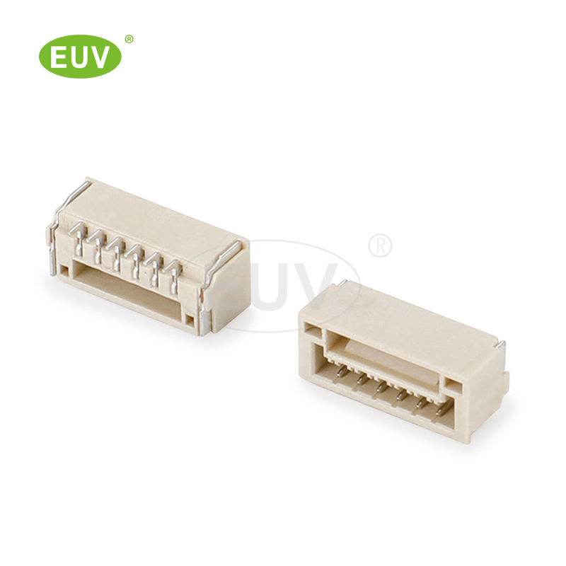 1.25mm間距 單排臥式貼片 帶扣 線對(duì)板連接器